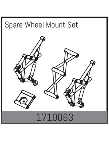 Spare Wheel Mount Set