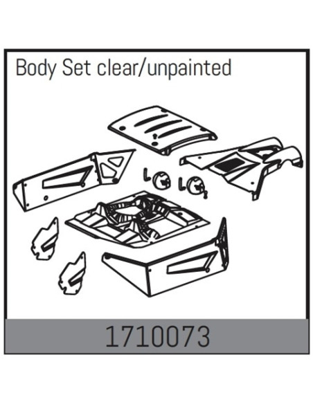 Body Set clear/unpainted