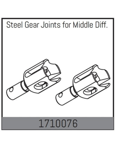 Steel Gear Joints for Middle Diff.