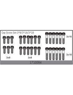 Cap Screw Set 3x8/3x16/3x18