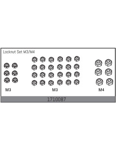 Locknut Set M3/M4