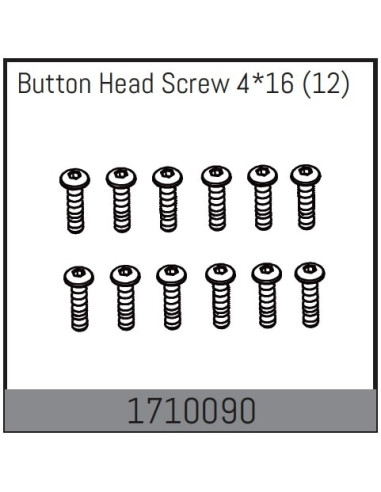 Button Head Screw 4x16