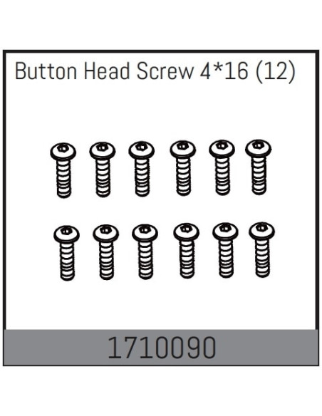 Button Head Screw 4x16
