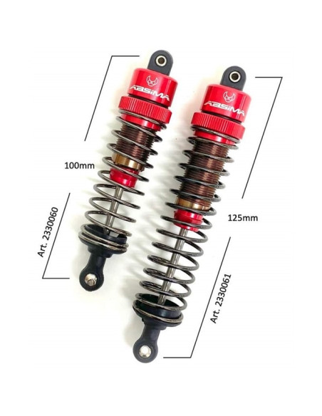 1:8 Alu. Standard Dampers 100mm