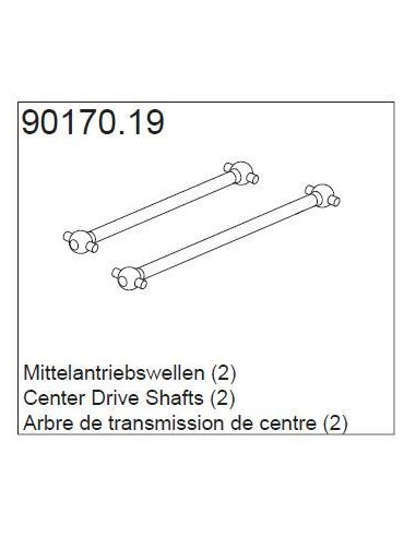 90170.19 Center Drive Shafts (2)