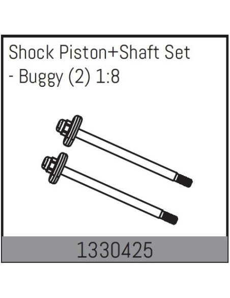 Shock Piston+Shaft Set - Buggy