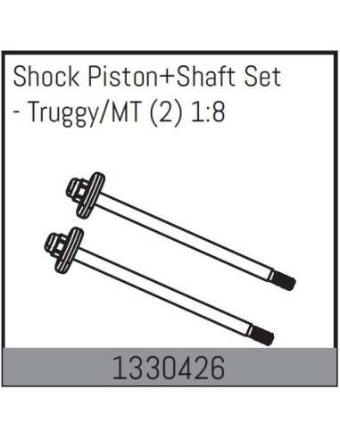 Shock Piston+Shaft Set - Truggy/MT