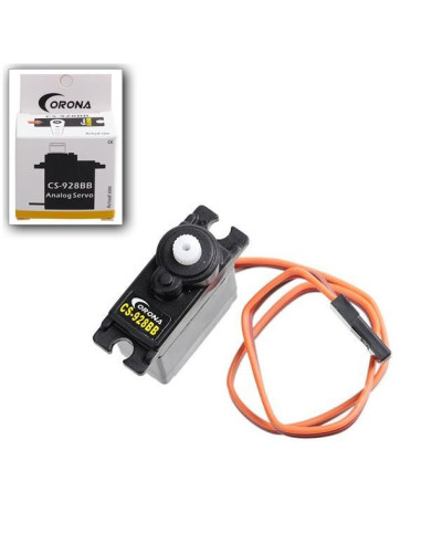Servo Analógico Corona CS-928BB piñonería de plástico.