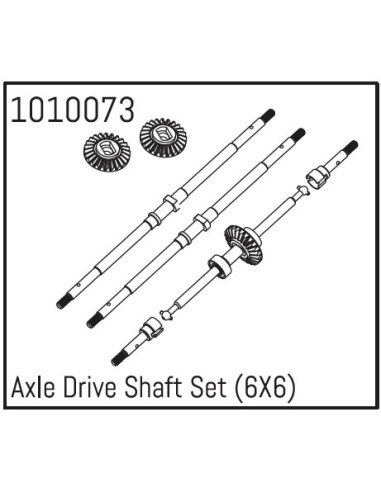Axle Drive Shaft Set 6X6 un