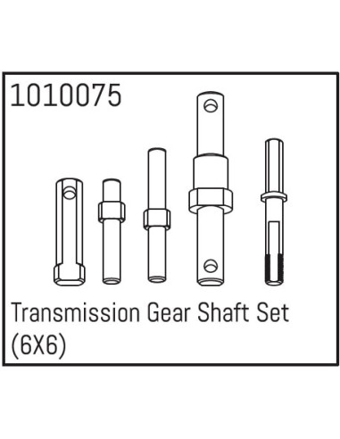 Transmission Gear Shaft Set 6X6 un