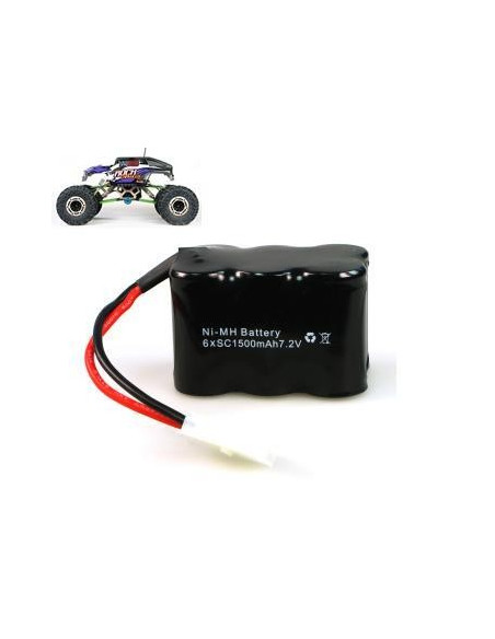 Batería Ni-MH 1500mAh 7.2v para Crawler Rockfighter 1/10
