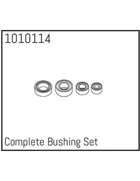 Complete Copper Bushing Set - PRO Crawler 1:18