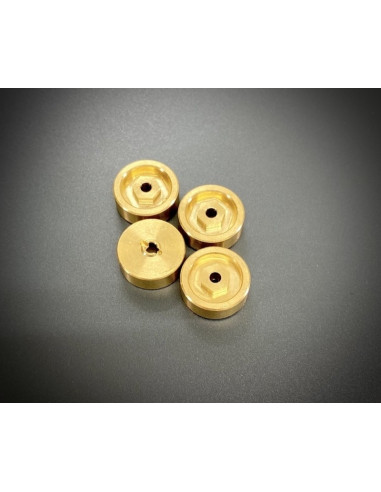 Optional Brass Wheel Hex Hubs 11g - PRO Crawler...