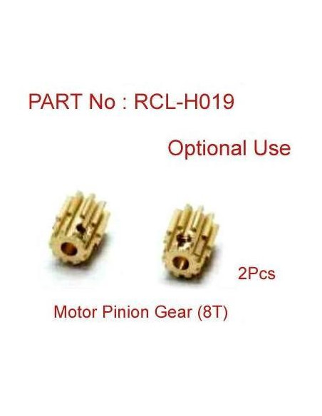 Piñon 8T para Crawler Basilisk 1/8