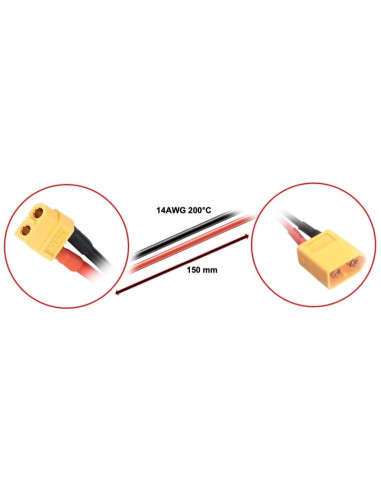Charging Cable XT60 fits for XT60 15cm