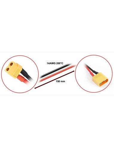 Charging Cable XT60 fits for XT90 15cm