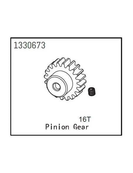 Pinion Gear 16T - BronX