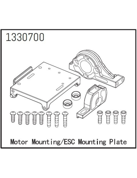 Motor Mounting/ESC Mounting Plate - BronX