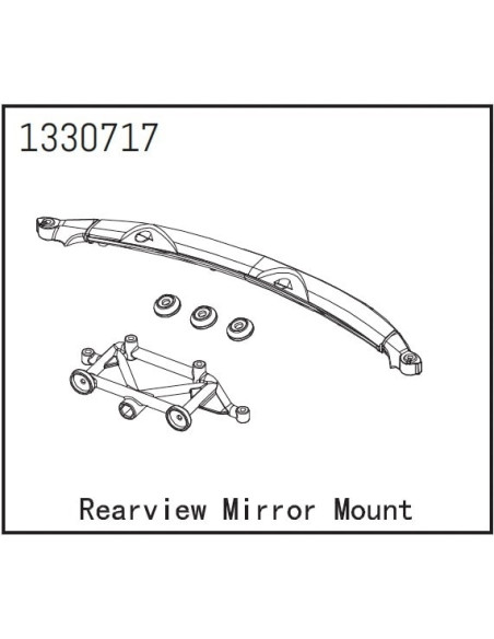 Rearview Mirror & Magnet Holder Set  BronX