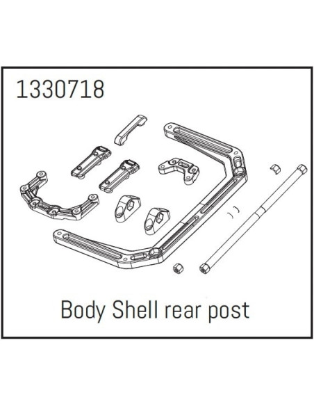 Rear Body Shell Mounting Set - BronX