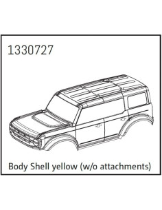 Body Shell yellow w/o...
