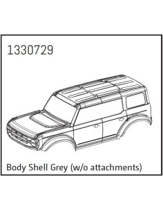 Body Shell grey w/o...