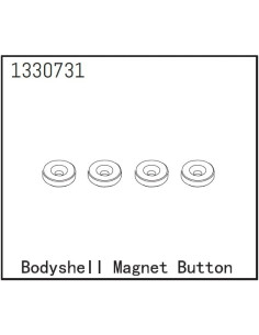 Bodyshell Magnet Button 4 -...