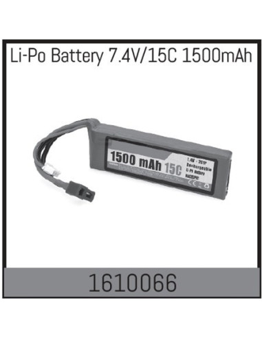 Li-Po Battery 7.4V/15C 1500mAh