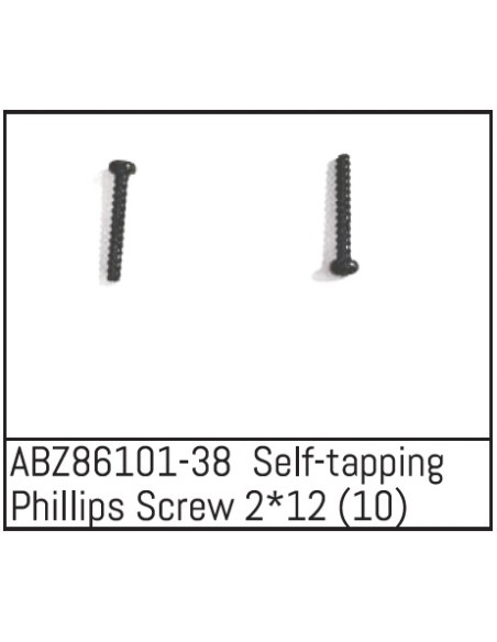Self-tapping Phillips Screw 2x12 - Mini AMT 10