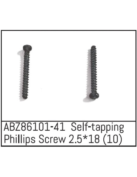 Self-tapping Phillips Screw 2.5x18 - Mini AMT 10