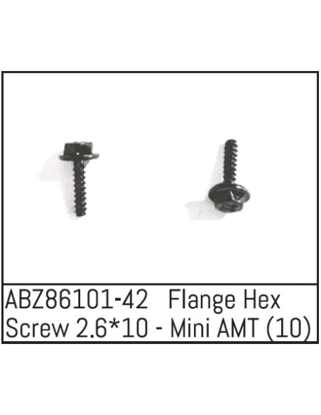 Flange Hex Screw 2.6x10 - Mini AMT 10