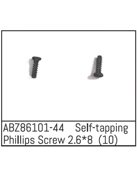 Self-tapping Phillips Screw 2.6x8 - Mini AMT 10