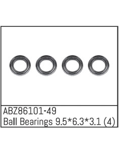 Ball Bearings 9.5x6.3x3.1 -...