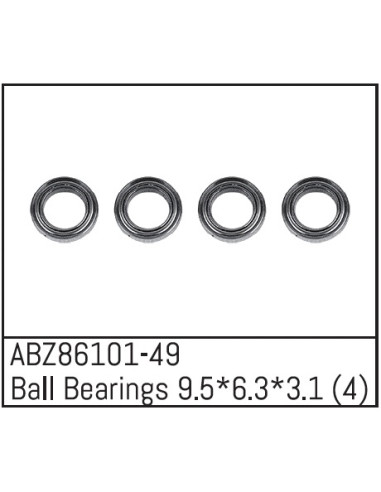 Ball Bearings 9.5x6.3x3.1 - Mini AMT 4