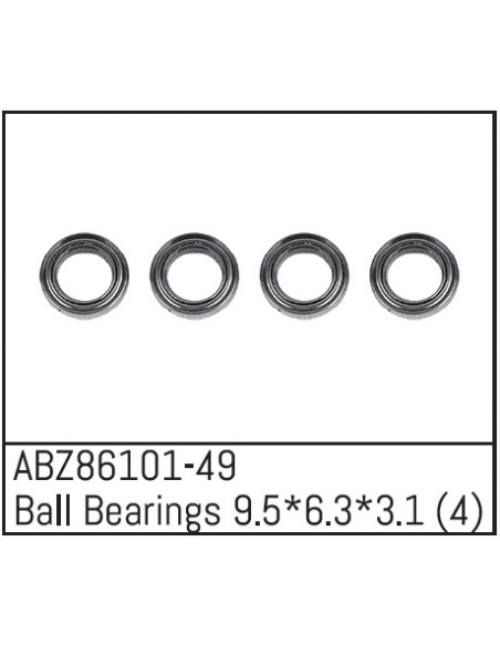Ball Bearings 9.5x6.3x3.1 - Mini AMT 4