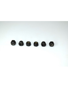 Nylon nut M3 6 ATC 2.4 RTR/BL