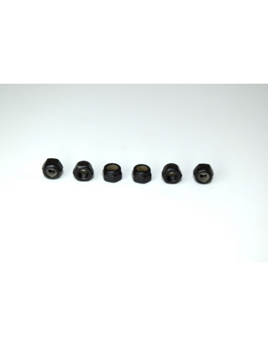 Nylon nut M3 6 ATC 2.4 RTR/BL