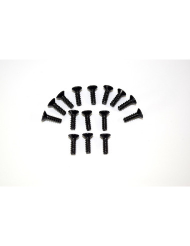 Flat phillips head screw M3x10 15 ATC 2.4 RTR/BL