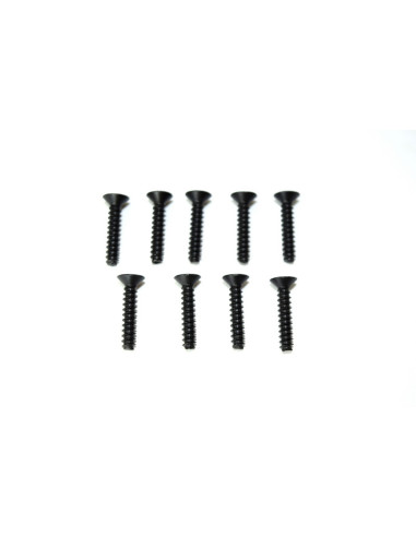 Flat phillips head screw M3x15 9 ATC 2.4 RTR/BL