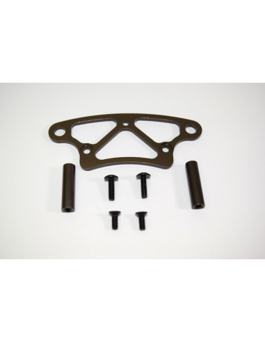 Aluminum front bumper upper plate ATC 2.4 RTR/BL