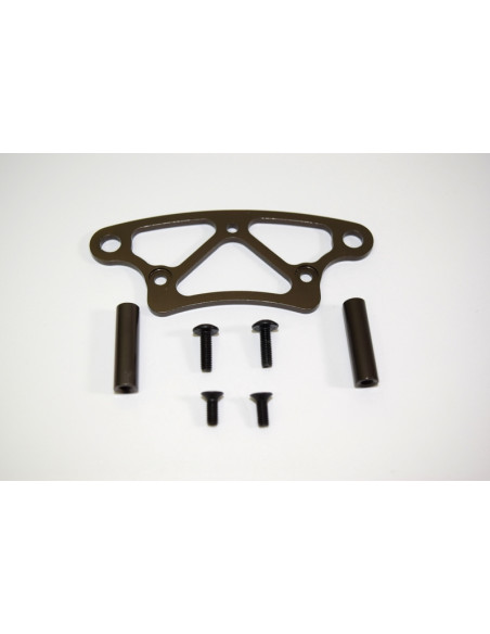 Aluminum front bumper upper plate ATC 2.4 RTR/BL