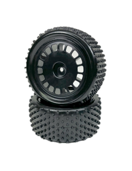 1:10 Buggy Wheel Set "Mini Pin" rear black 2