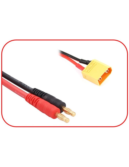 Charging Cable 4mm Bullet Plug - XT90 300mm