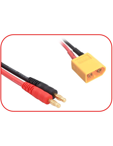 Charging Cable 4mm Bullet Plug - XT60 300mm