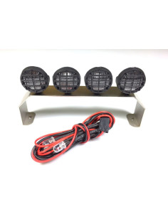 Light Bar round with LEDs