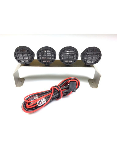 Light Bar round with LEDs