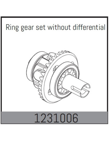 Ring Gear Set w/o diff. - CR3.4eco