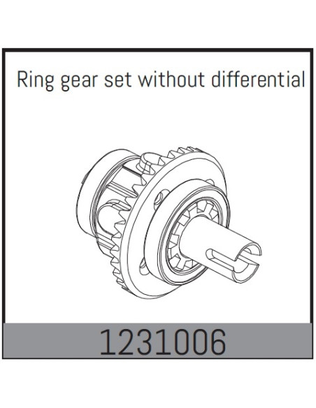 Ring Gear Set w/o diff. - CR3.4eco