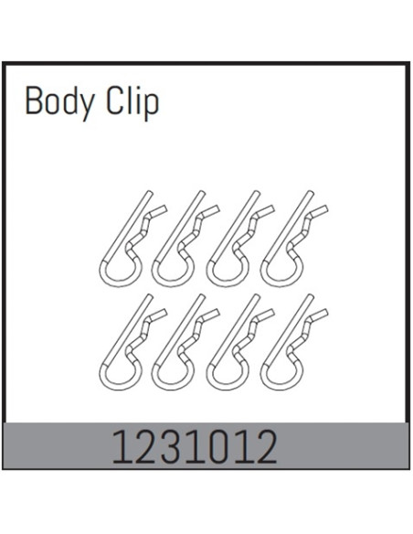 Body Clips 8 - CR3.4eco