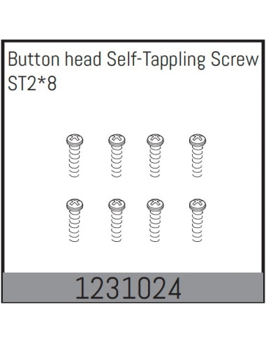 Button Head Screws M2X8 8